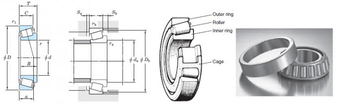 Incidence simple de chandelle de rouleau du roulement à rouleaux de chandelle de rangée de KOYO Japon TR0708-1R