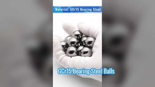 Billes en acier à roulement GCr15 de qualité supérieure | Différentes tailles et haute dureté