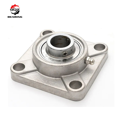 L'axe de 30 mm métrique de roulement de bloc d'oreiller SUCF206 Four Bolt Flanged Housing pour bande transporteuse