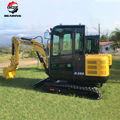 Chinois R350 Mini Excavateur Petit Creuseur Kubota Moteur Creuseur Micro Creuseuseuse Mini Creuseuseuse Avec Cabine