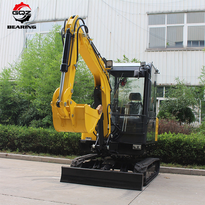 Chinois R350 Mini Excavateur Petit Creuseur Kubota Moteur Creuseur Micro Creuseuseuse Mini Creuseuseuse Avec Cabine