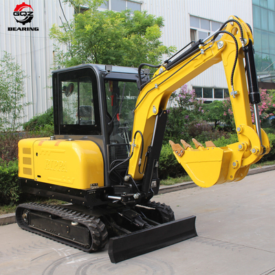 Chinois R350 Mini Excavateur Petit Creuseur Kubota Moteur Creuseur Micro Creuseuseuse Mini Creuseuseuse Avec Cabine