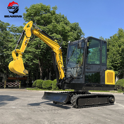 R340 Durable 2 Tonnes Agriculture Micro Excavateur Mini-Excavateur Petite machine hydraulique à ramper Excavation à vendre
