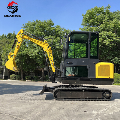 R340 Durable 2 Tonnes Agriculture Micro Excavateur Mini-Excavateur Petite machine hydraulique à ramper Excavation à vendre