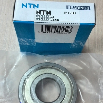 63/22ZZ / 63/22ZZC3 / 63/22DDU / 63-22 Roue de voiture à rainure profonde à rangée unique 22*56*16 mm