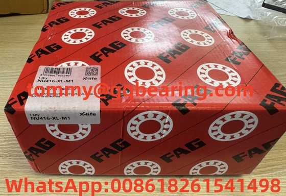 FAG NU416 NU416-XL-M1 Cage en laiton roulements à rouleaux cylindriques 80 mm Forage 200 mm Diamètre extérieur