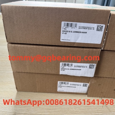 G1 Precision INA KWVE25-B-SL Bloc linéaire KWVE25-B-SL-220900220/AAAM V1-G3 roulement à glisser linéaire de type étroit et long