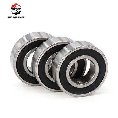 GQZ 6205-2NSE Single Row Deep Groove Ball Bearing 25×52×15mm Double Contact NBR Rubber Sealed