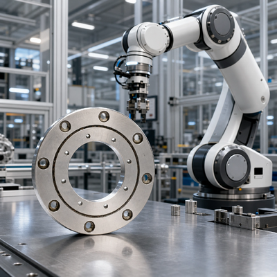 Roulement à rouleaux croisés de haute précision RU124G 80x165x22mm, roulement ultra-précis pour articulations de robot