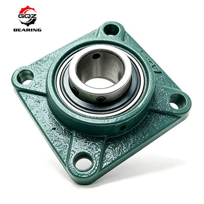 Unité de roulement à bride carrée en acier inoxydable GQZ SS UCF205 avec alésage de 25 mm, roulement monté résistant à la corrosion
