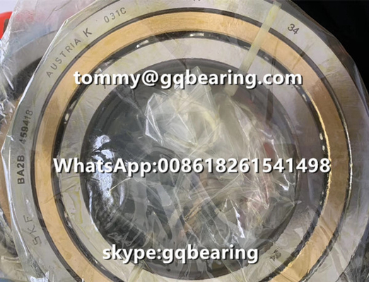 Gcr15 roulement à billes du matériel SKF BA2B 459418 de laiton de cage de contact angulaire matériel en acier de précision