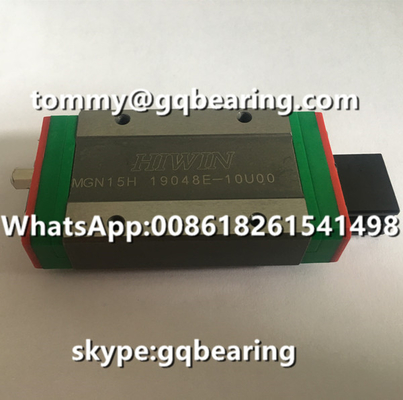 Matériau en acier inoxydable HIWIN MGN15H Minature de précision linéaire Bloc linéaire MGN15C